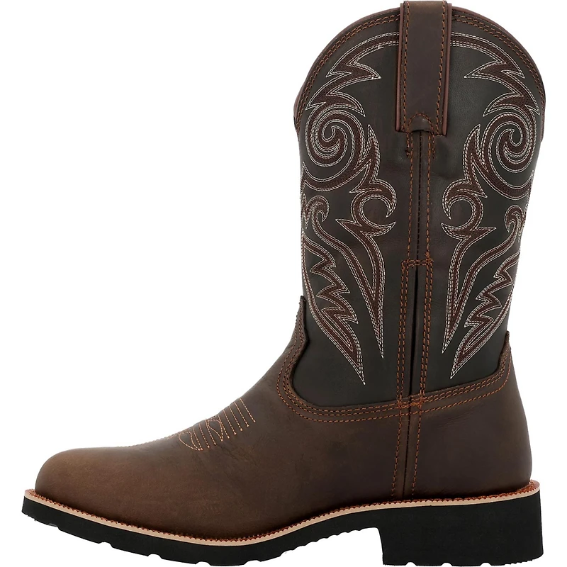 Rocky Men's MonoCrepe 12” Steel Toe Western Boot