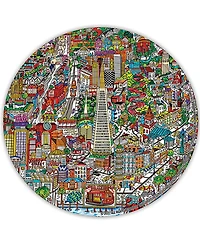 Spin Flip Puzzle: Charles Fazzino 2L