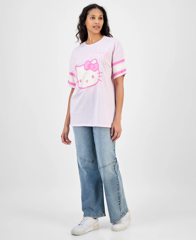 Grayson Threads, The Label Juniors' Hello Kitty Varsity T-Shirt