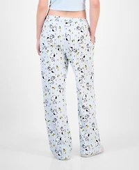 Love Tribe Juniors' Snoopy Allover-Print Drawstring Pants