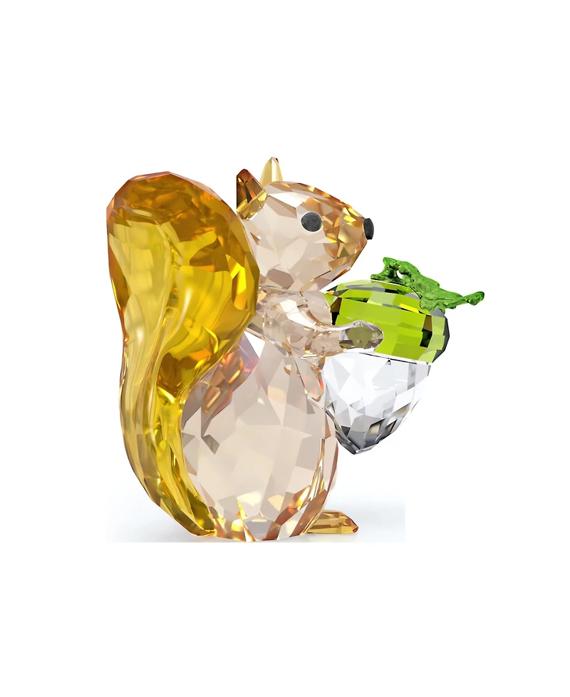 Swarovski Idyllia Squirrel and Acorn Figurine