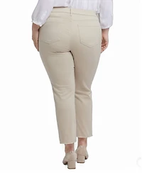 Nydj Plus Marilyn Straight Ankle Jeans