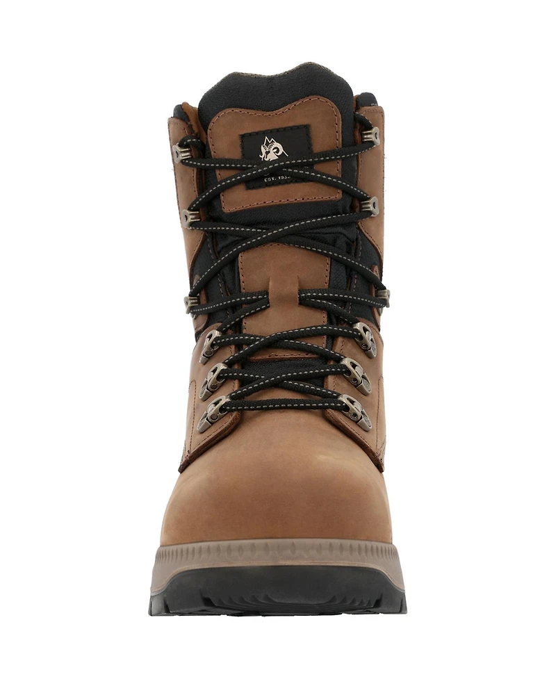 Rocky Men's Worksmart 8” Comp Toe Internal Met Guard Work Boot