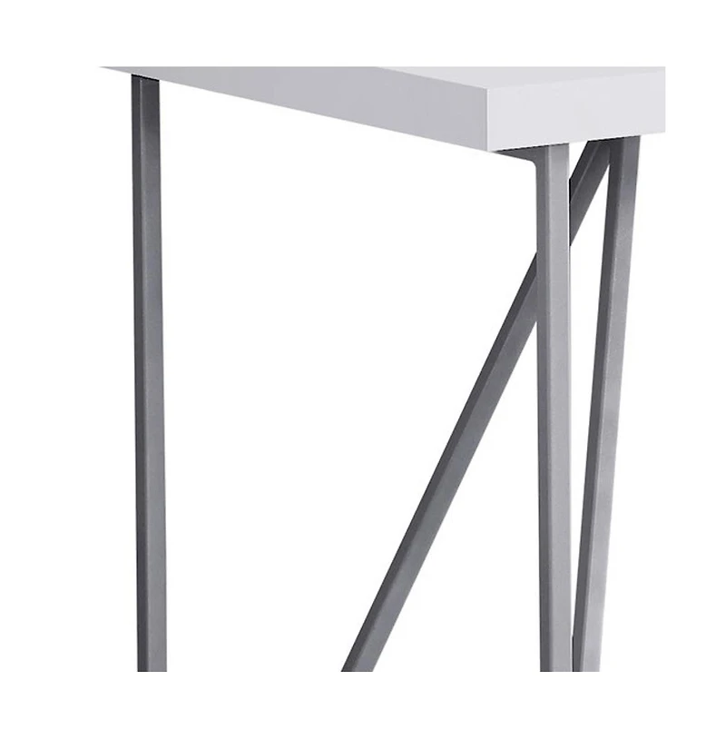 Ergonomic Computer Desk with Keyboard Tray and Monitor Stand