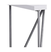 Ergonomic Computer Desk with Keyboard Tray and Monitor Stand
