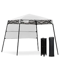 7 x 7 Feet Pop-up Canopy Tent with Carry Bag and 4 Stakes