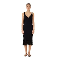 Labeca London Women Elise Fringe Midi Dress