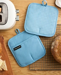 KitchenAid Gourmet Series Gridlines Pot Holder Set, Pack of 2