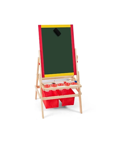 Flip-Over Double-Sided Kids Art Easel