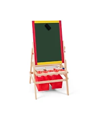 Flip-Over Double-Sided Kids Art Easel