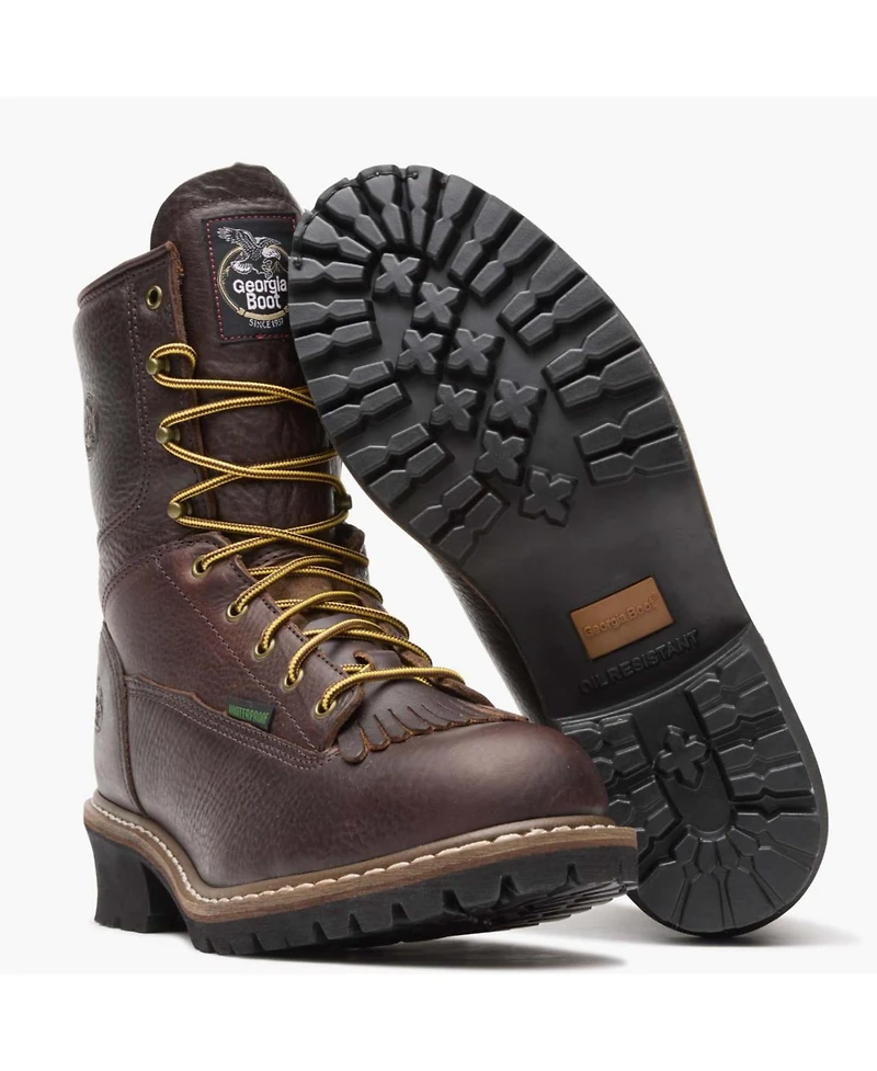 Georgia Boot Steel Toe Waterproof Logger