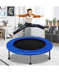 36 Inch Mini Folding Trampoline Portable Recreational Fitness Rebounder