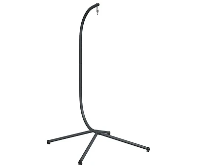 Hanging Egg Chair Stand without Basket Anthracite Steel