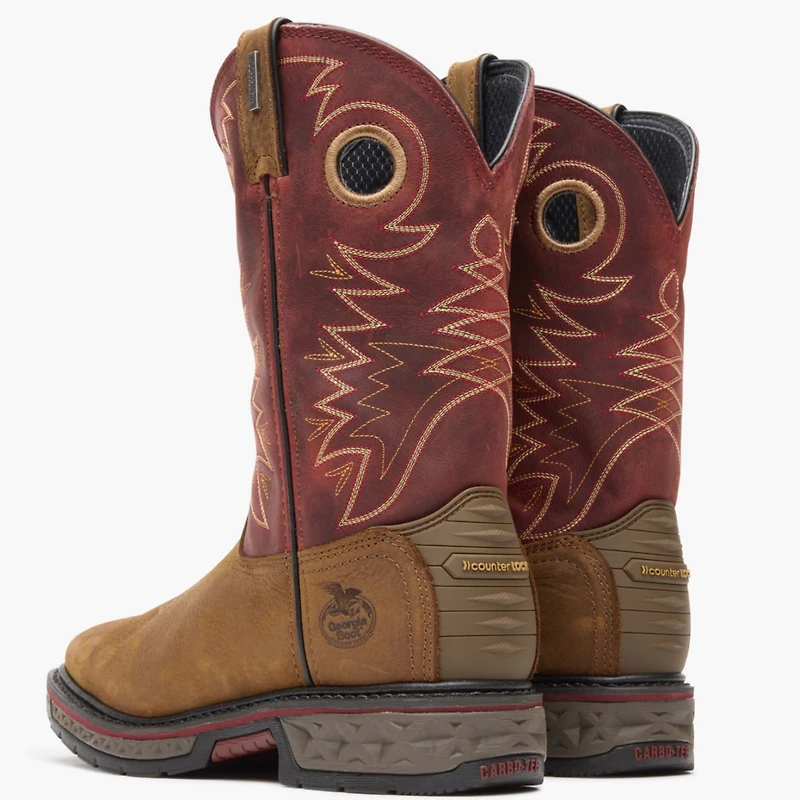 Georgia Boot Men's Carbo-Tec Waterproof Pull-on