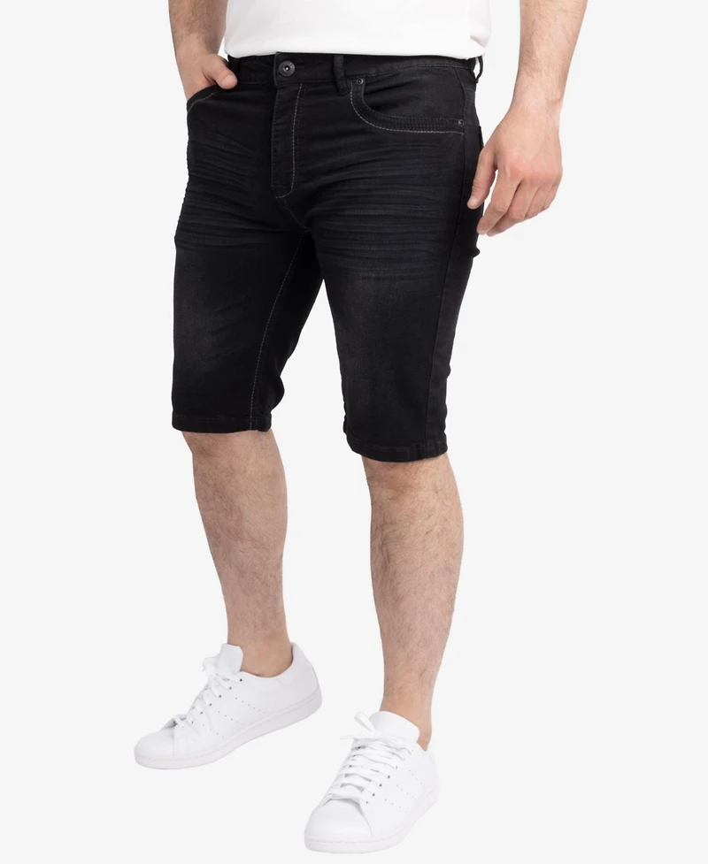 Cultura Men's Saddle Stitch Denim Shorts