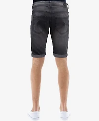 Cultura Men's Roll Up Denim Shorts