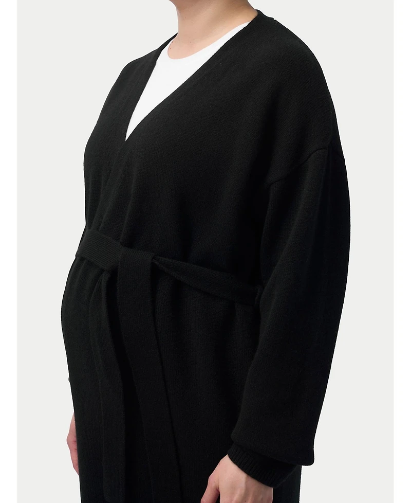 Gobi Cashmere Maternity Long Robe