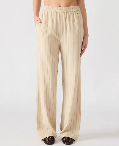 Steve Madden Women's Venetia Striped Pull-On Pants