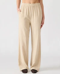 Steve Madden Women's Venetia Striped Pull-On Pants