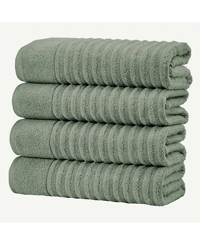 Linery & Co. Luxury 100% Combed Cotton 4-Pack Bath Towel Set