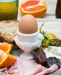 Rsvp International 8-Piece Porcelain Egg Cups and Spoon Set