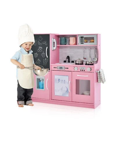Toddler Pretend Play Kitchen for Boys and Girls 3-6 Years Old