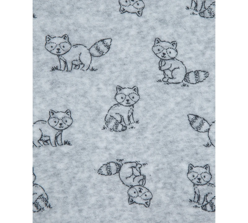 Little Me Baby Boys Raccoon-Print Footed Coverall