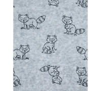 Little Me Baby Boys Raccoon-Print Footed Coverall