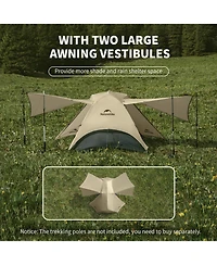 Naturehike Star River Ul 2 Person Backpacking Tent, Double Layer Waterproof Two Lightweight Cycling Tent