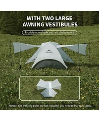 Naturehike Star River Ul 2 Person Backpacking Tent, Double Layer Waterproof Two Lightweight Cycling Tent