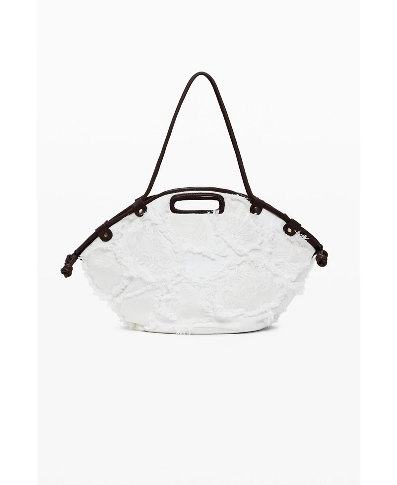 Desigual Women's Embroidered medium bag