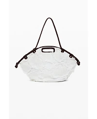 Desigual Women's Embroidered medium bag