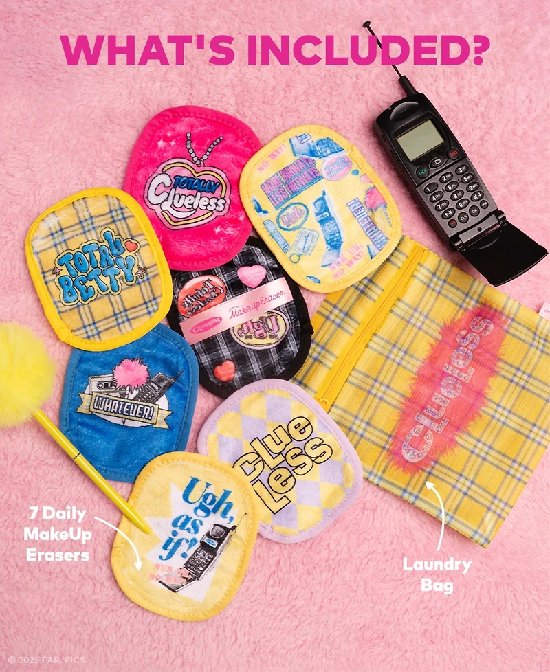 MakeUp Eraser 7-Pc. Clueless Makeup-Removing Cloth Set