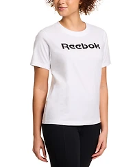 Reebok Women's Cotton Logo-Graphic Crewneck T-Shirt