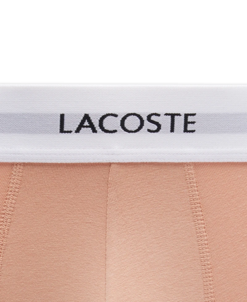 Lacoste Men's 3-Pack Regular-Fit Logo Boxer Briefs