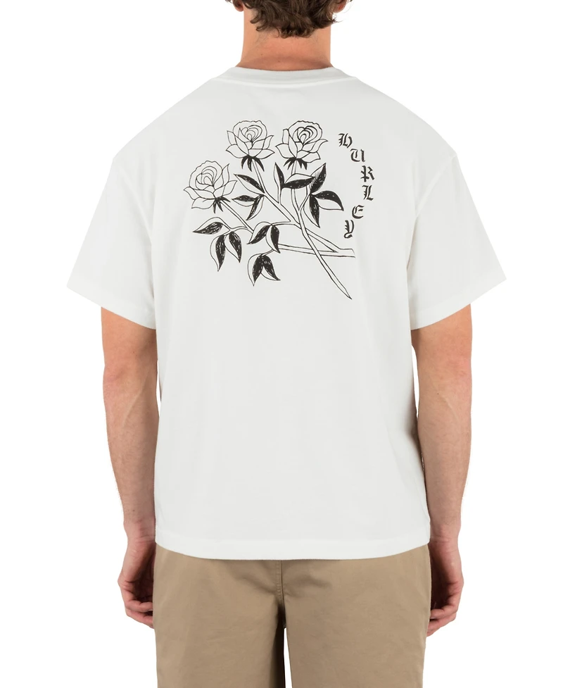 Hurley Men's Old Rose Short Sleeve T-Shirt