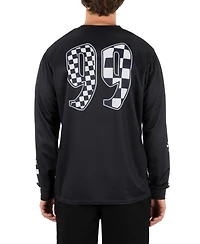 Hurley Men's Check Out Long Sleeve Jersey T-Shirt