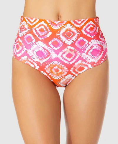 Anne Cole Women's Tie-Dyed Foulard Convertible Bottom