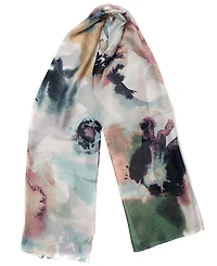 Vince Camuto Ink Bloom Oblong Scarf