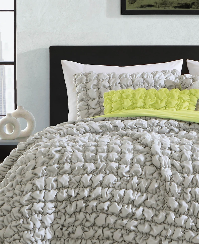 Dkny Puffer Stitch Decorative Pillow, 14" x 24"