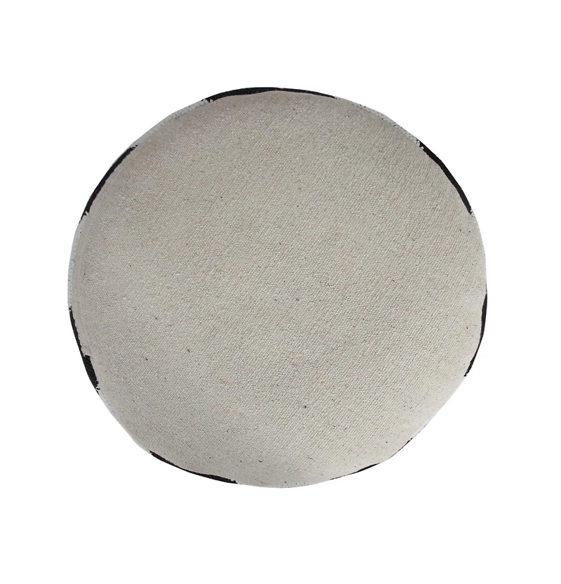 Soft Cotton Blend Ottoman for Footrest and Stylish Living Room Decor