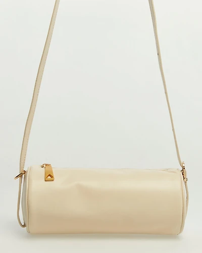 Women's Leather Barrel Bag