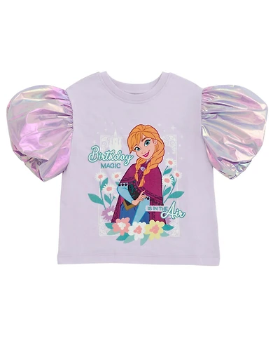 Frozen Little Girls Disney Minnie Mouse Princess The Mermaid Moana Lilo & Stitch Elsa Birthday T-Shirt to