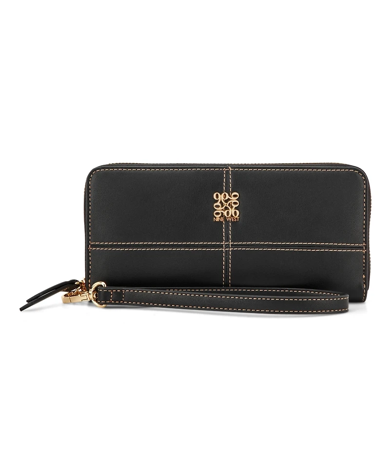 Nine West Paxtin Zip Around Wristlet