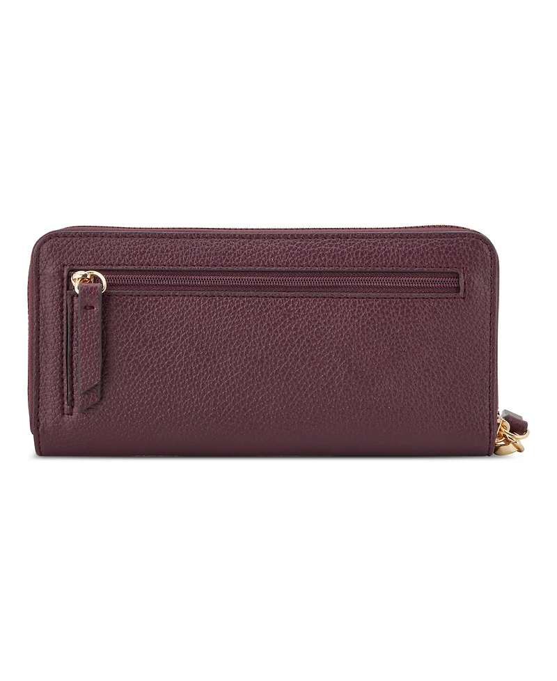 Nine West Lockup 9S Zip Around Wristlet