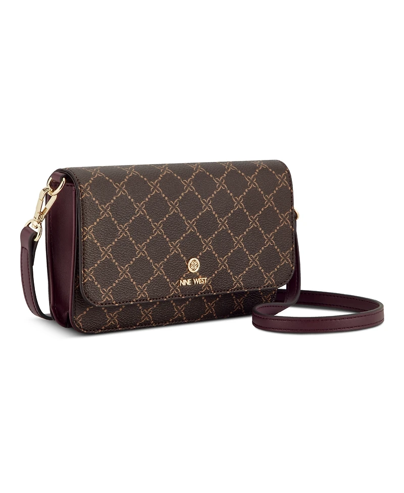 Nine West Lockup 9S Phone Crossbody Wallet