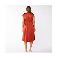 Estelle Burning Desert Textured Dress