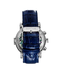 Heritor Automatic Men's Legacy Leather-Band Watch w/Day/Date