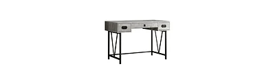 Modern Workstation Desk with 2 Drawers – Ideal for Home Office