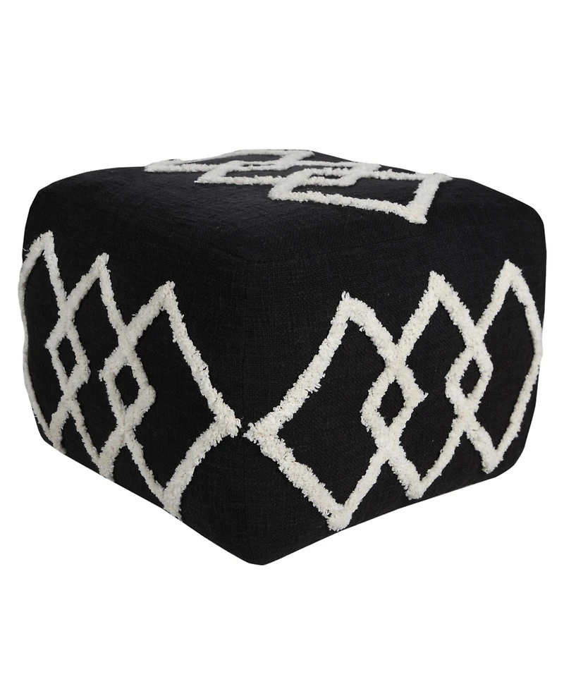 Modern Cotton Ottoman for Home Furniture and Lounge Spaces
